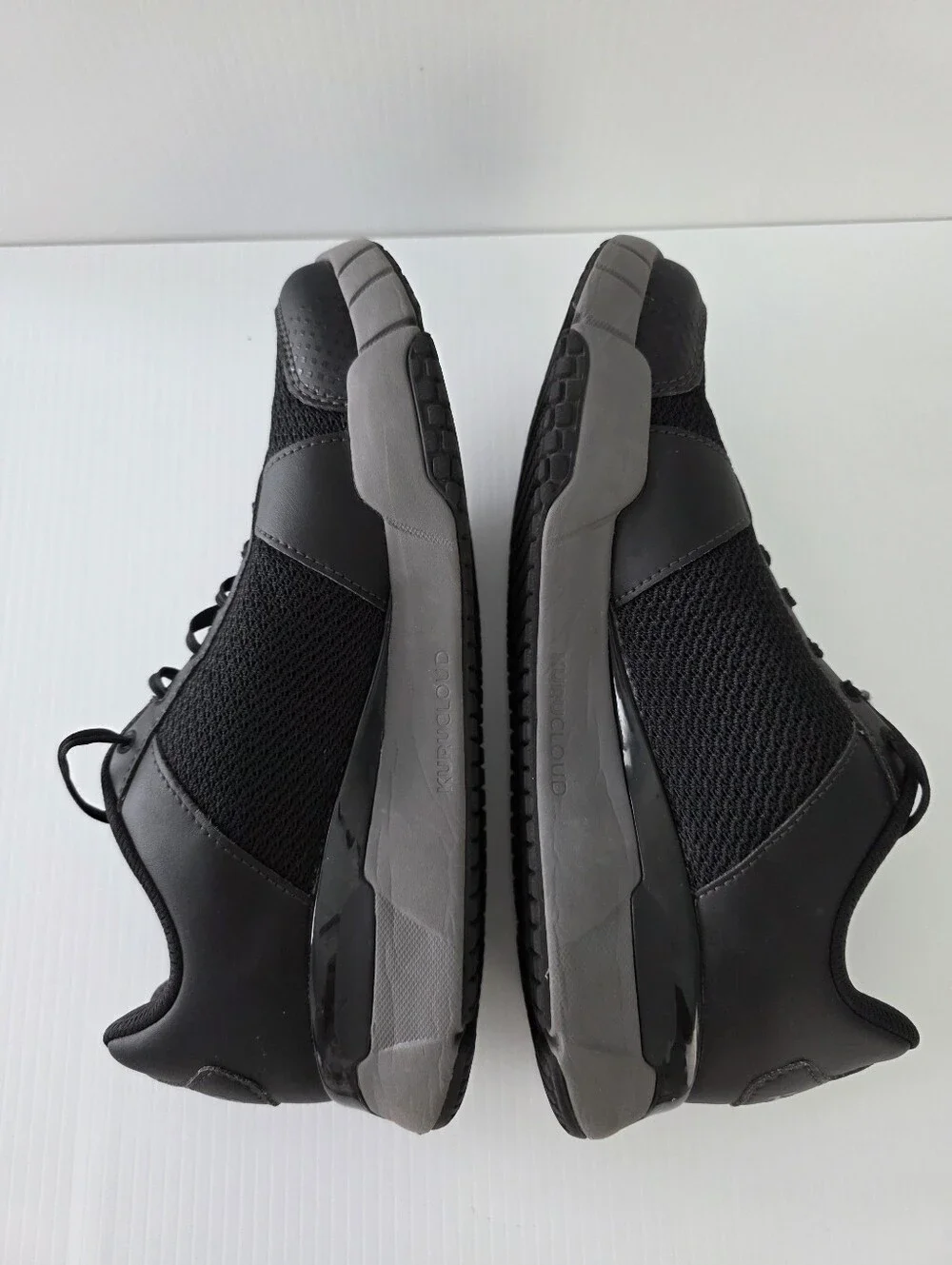 KURU Quantum 2.0 Men's Black Comfort Support Athletic Lace-Up Shoes 10
